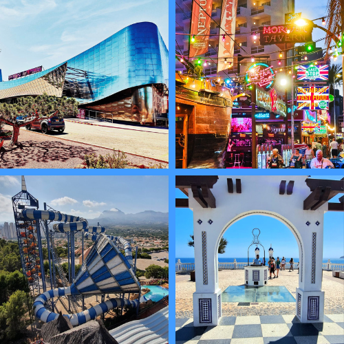Activités à Benidorm Activités à Benidorm : English Square, Aqualandia, Terra Mitica et Benidorm Palace